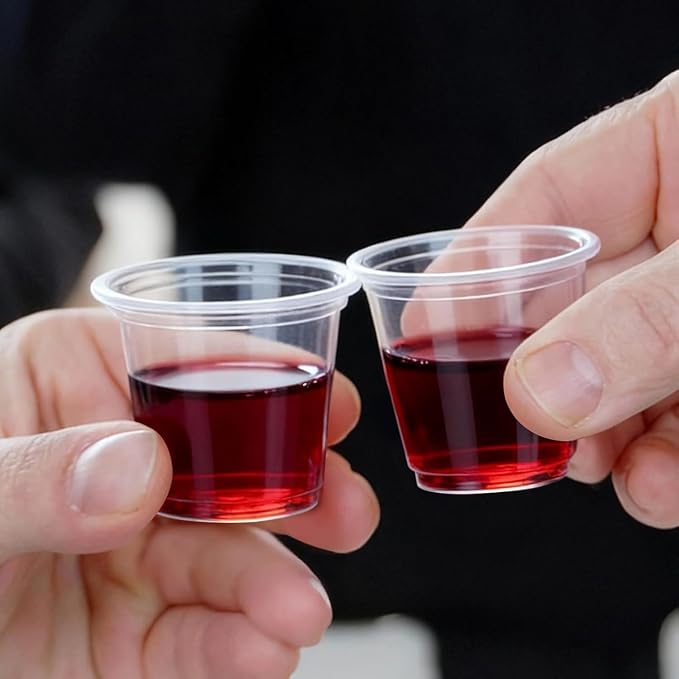 Lamosi 1000 Count 1 oz Plastic Shot Glasses Disposable, Jello Shot Cups | - Image 4
