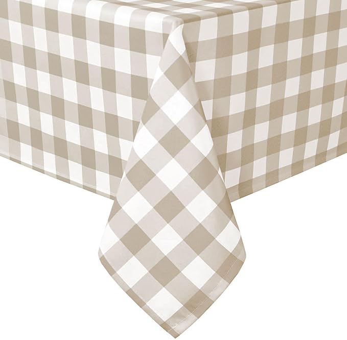 Checkered Tablecloth Rectangle, 70 x 90 Inch by Hiasan