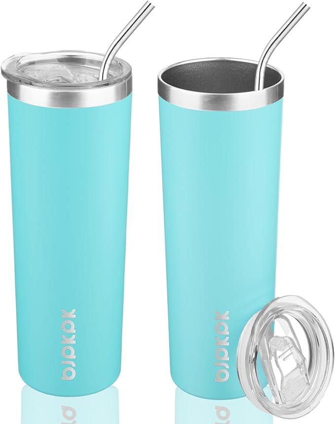 BJPKPK 20 oz 2 Pack Skinny Tumbler by BJPKPK