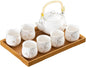 KEYDUACU Japanese Porcelain Gongfu Tea Set, Chinese Asian Style by KEYDUACU