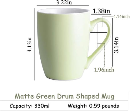 Coffee Mugs Set of 6, 12oz Ceramic Coffee Mugs - Image 3