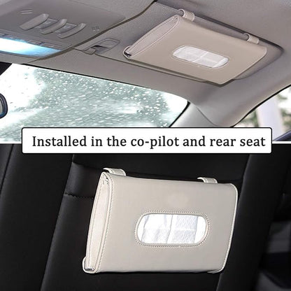 Carstuus Beige Car Tissue Holder - Image 2
