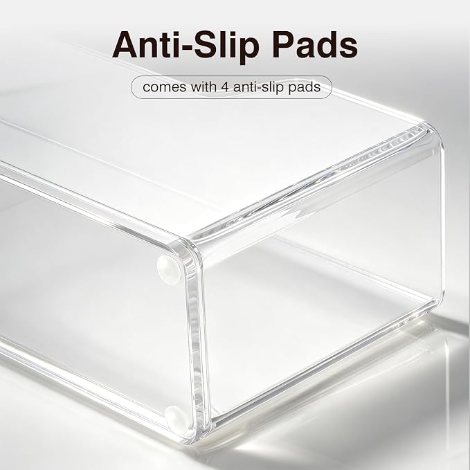 Kordory Clear Acrylic Vertical Guest Towel Holder, Medium Napkin Holder | - Image 3