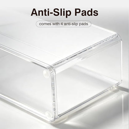 Kordory Clear Acrylic Vertical Guest Towel Holder, Medium Napkin Holder | - Image 3
