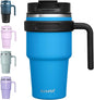 20 oz Insulated Travel Coffee Mug Tumbler by ALOUFEA
