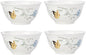 Lenox Butterfly Meadow Porcelain 4-Piece Rice Bowl Set by Lenox