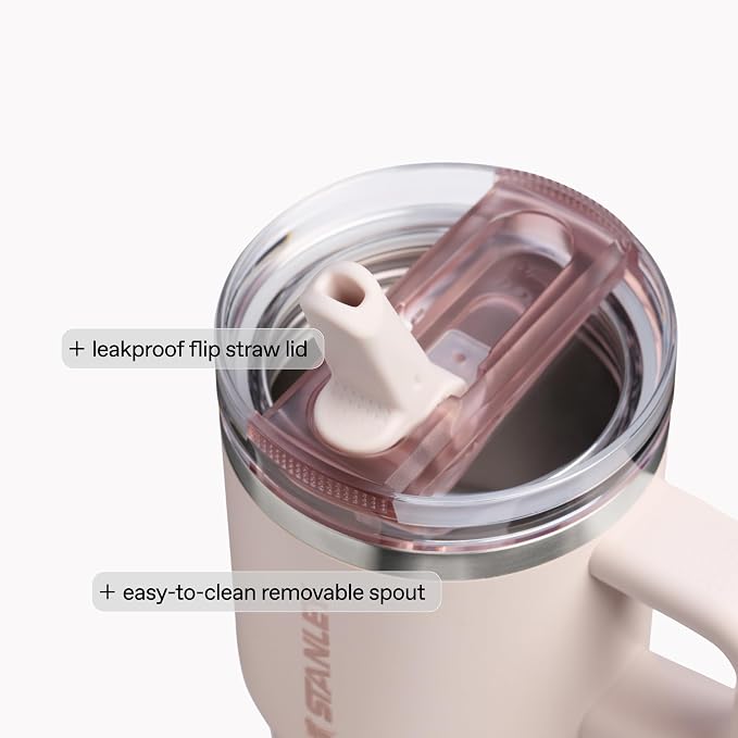 STANLEY Quencher ProTour Flipstraw Tumbler, 14 oz, Dark Blossom | Built-In - Image 6