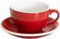 Loveramics Cappuccino Cup with Saucer, 8 oz Ceramic Coffee cup with Round Bottom by LoveramicsUSA