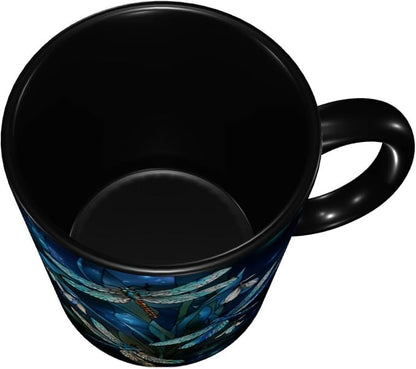 Yrebyou Dragonfly Coffee Mug 11oz Ceramic Cup - Image 4