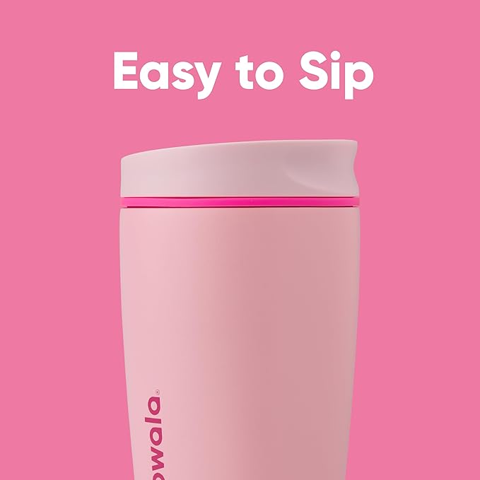 Owala SmoothSip Slider Insulated Stainless Steel Coffee Tumbler, Reusable Iced - Image 2