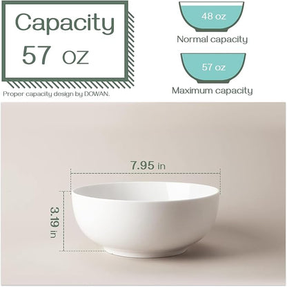 DOWAN Salad Bowls, Large Pho Bowls, Side Dishes, Kitchen Decor, Microwave & - Image 2