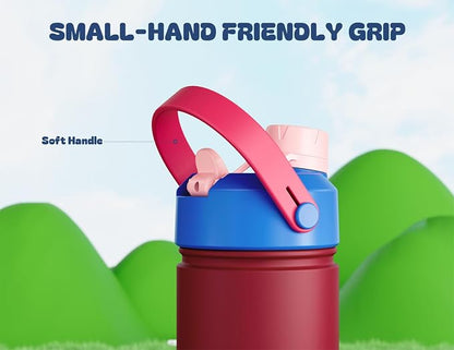 12 oz Kids Stainless Steel Water Bottle: Leakproof, Keep Cold 24H, Easy Clean - Image 5
