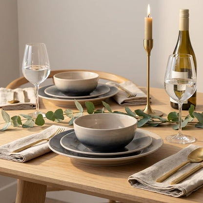20-Piece Stoneware Dinnerware Set, Service - Image 4