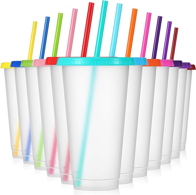 Mifoci 12 Pcs Plastic Tumbler by Mifoci