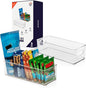 CLEARSPACE Plastic Pantry Organization and Food Storage Bin – Great Kitchen Fridge Organizer Bins, 2 Pack