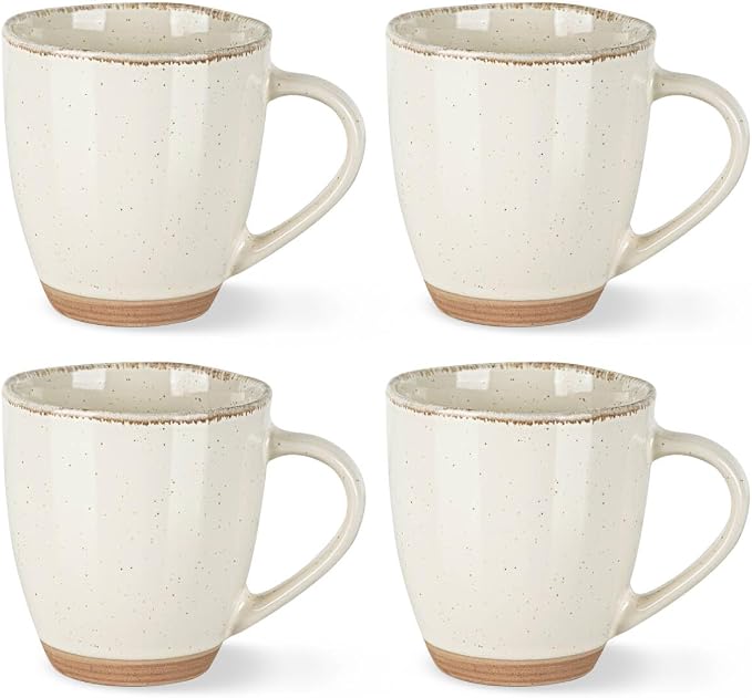 AmorArc 12oz Ceramic Coffee Mugs set of 4, Stylish Coffee Mugs by AmorArc