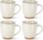AmorArc 12oz Ceramic Coffee Mugs set of 4, Stylish Coffee Mugs by AmorArc