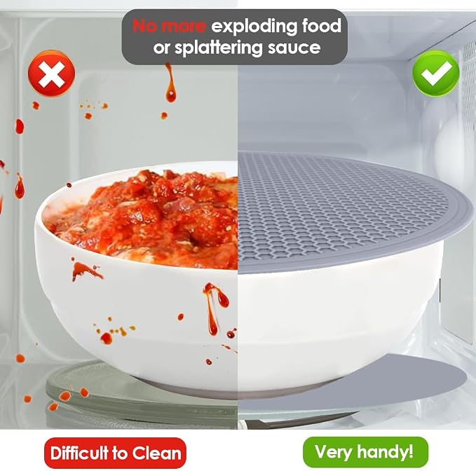 12 Inch Multi-Purpose Silicone Mat, As Drying Mat, Microwave Mat, Pot Holder - Image 5