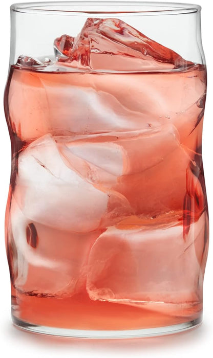Libbey Lava Tumbler Drinking Glasses, All Purpose, Molten Groove Glasses Set of - Image 7