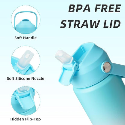 BJPKPK 18oz Insulated Water Bottle, Stainless Steel Bottle - Image 2