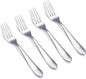VANRA 4-Piece Children Forks Set Stainless Steel Kids Dinner Forks Child Silver by VANRA