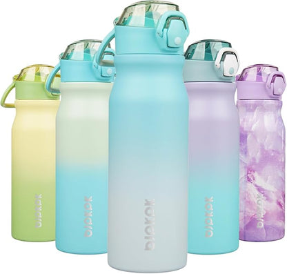 BJPKPK 25 oz Insulated Water Bottle, Stainless Steel Flask | Leak Proof Locking by BJPKPK
