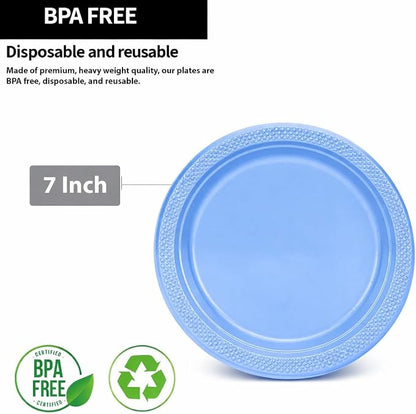 Hanna K. Signature Clear Plastic Plates 7 Inch - Image 2