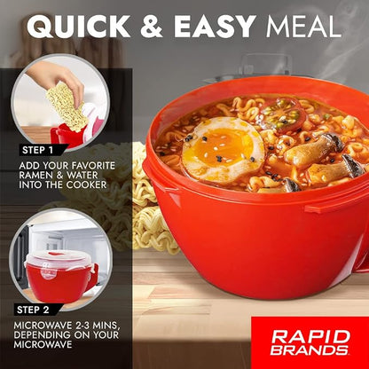 Rapid Soup Mug | Microwaveable Soup & Noodle Cooker | Enjoy Hot Soups Anytime | - Image 3