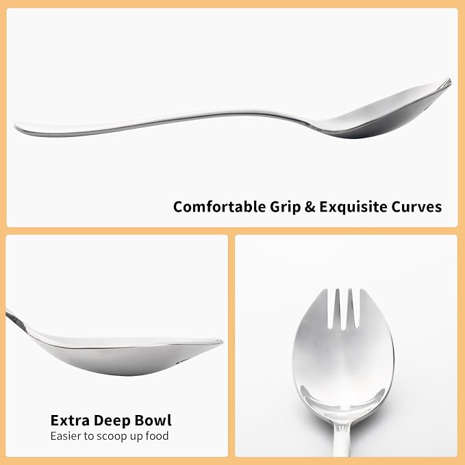 Alata Mini Sporks, 5.7 Inches Salad Forks - Image 4