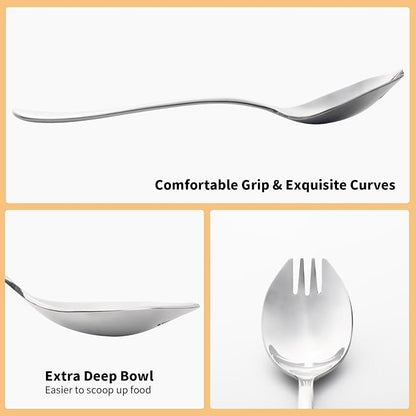 Alata Mini Sporks, 5.7 Inches Salad Forks - Image 4