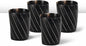 Handicrafts Home Viking Horn Shot Glasses Set of 4, Handmade Natural Ox Horn by HandicraftsHome