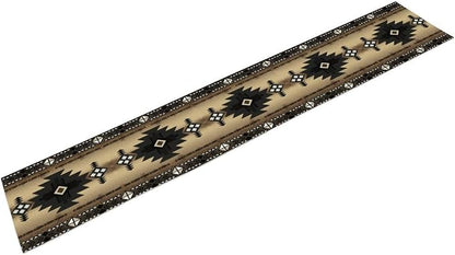 Aztec Table Runner, Southwestern Ethnic Geometric Triditional Table Runner - Image 5
