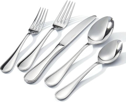 18/10 Stainless Steel Silverware Set by KINGSTONE