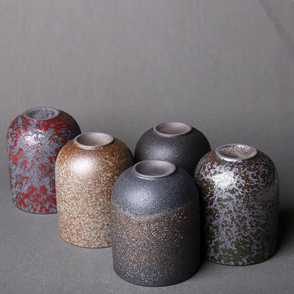 130ML Ceramic Tea, Kung Fu Cups Chinese Tea Cup, Japanese Style Handle-Less - Image 4