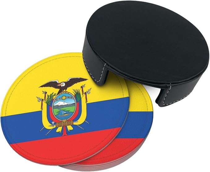 Ecuadorian Flag Coasters for Drinks - Image 9