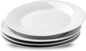 fMBB 4-Piece Salad Plates Set, 8 inch Ceramic Lightweight Round Plate Dessert by fMBB