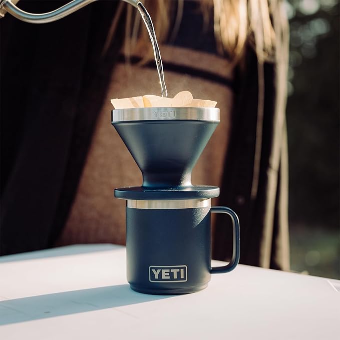 YETI Rambler 10 oz Ceramic Lined Stackable Mug, Vacuum Insulated, Stainless - Image 9