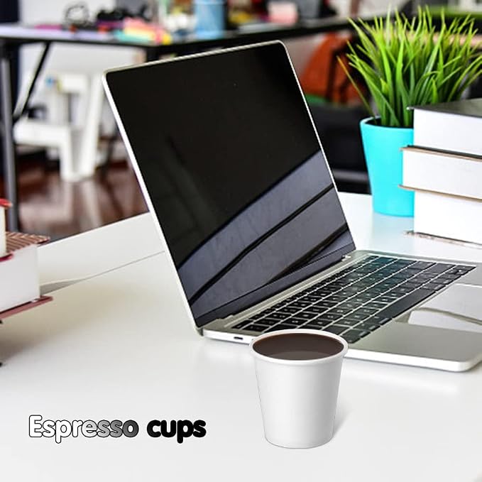 3 oz 100 Pack Disposable Paper Cups, Bathroom Mouthwash Cups | Espresso - Image 7