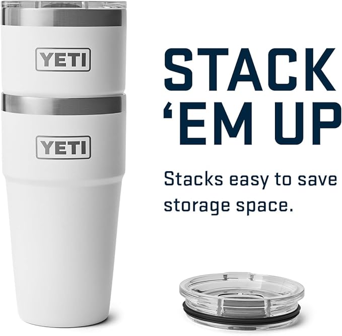 YETI Rambler 20 oz Stackable Tumbler, Stainless Steel, Vacuum Insulated - Image 6