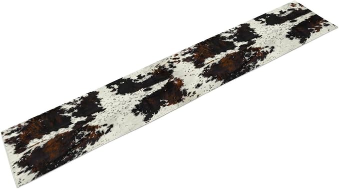 Cow Print Table Runner, 13x60 Inch - Image 5