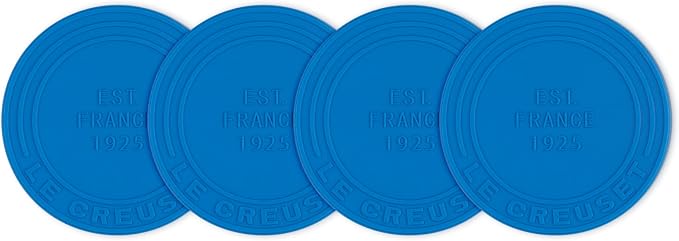 Le Creuset Silicone Coasters by Unknown