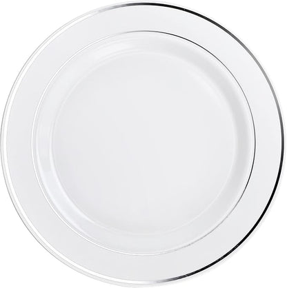 OCCASIONS 40 Pack Disposable Charger Plates 12 Inch, Fancy Heavy Duty | by OCCASIONSFINESTPLASTICTABLEWARE