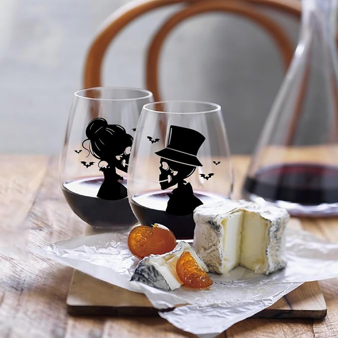 Perfectinsoy Skull Wine Glass 2 Piece - Image 3