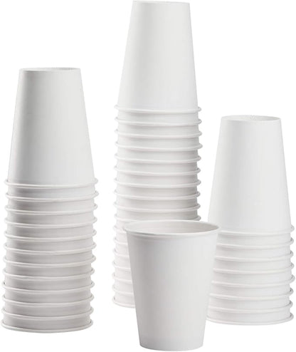 Karat 8oz Paper Hot Coffee Cups Disposable, Leak-Resistant Double Poly-Lined by Karat
