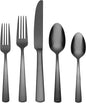 Oneida Silverware Set, Aptitude Glossy Midnight 20-Piece Flatware Set, Service by Oneida