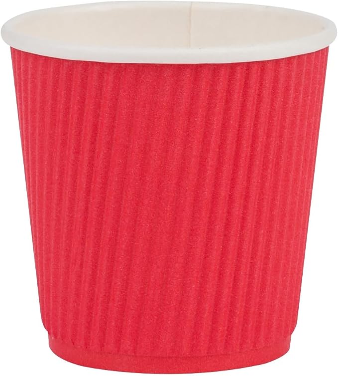 500-CT Disposable Red 4-OZ Hot Beverage Cups - Image 2