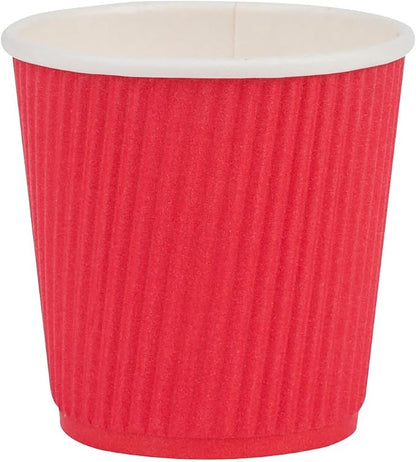 500-CT Disposable Red 4-OZ Hot Beverage Cups - Image 2