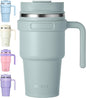 20 oz Insulated Travel Coffee Mug Tumbler by ALOUFEA