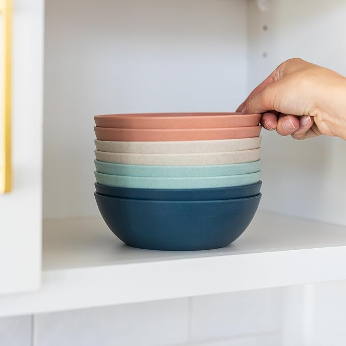 Grow Forward Premium Wheat Straw Bowls Set of 8 - Image 9