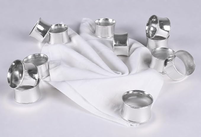 Durable Metal Iron Napkin Rings - Image 6